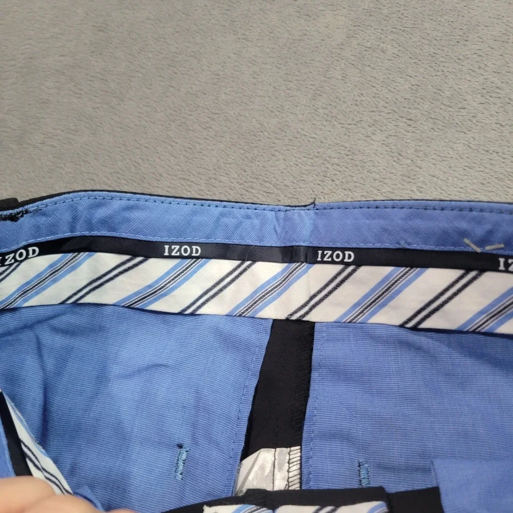 IZOD Boys Black 2 Piece‎ Suit Set Blazer Pants Wool Blend Size 8 IZ35700R-215